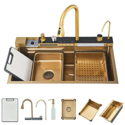 DIGITAL SMARTWORKSTATION WATERFALL KITCHEN SINK