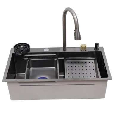 Smart Waterfall Kitchen Sink